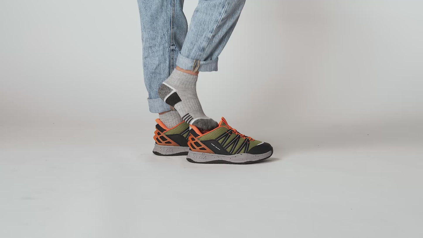 Kids Truckee - Olive Green/Orange